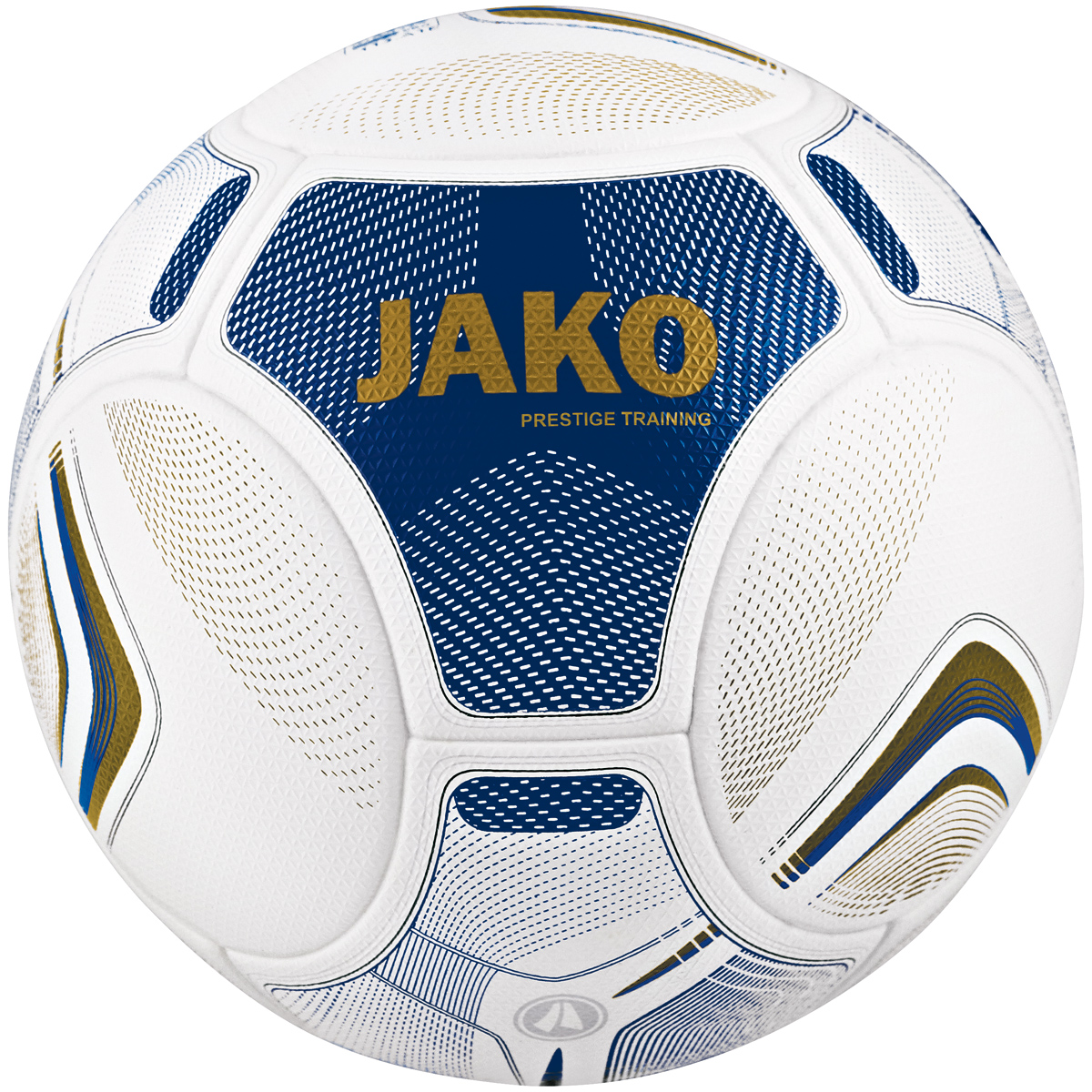 JAKO Trainingsball Prestige - 4 - weiß/navy/gold