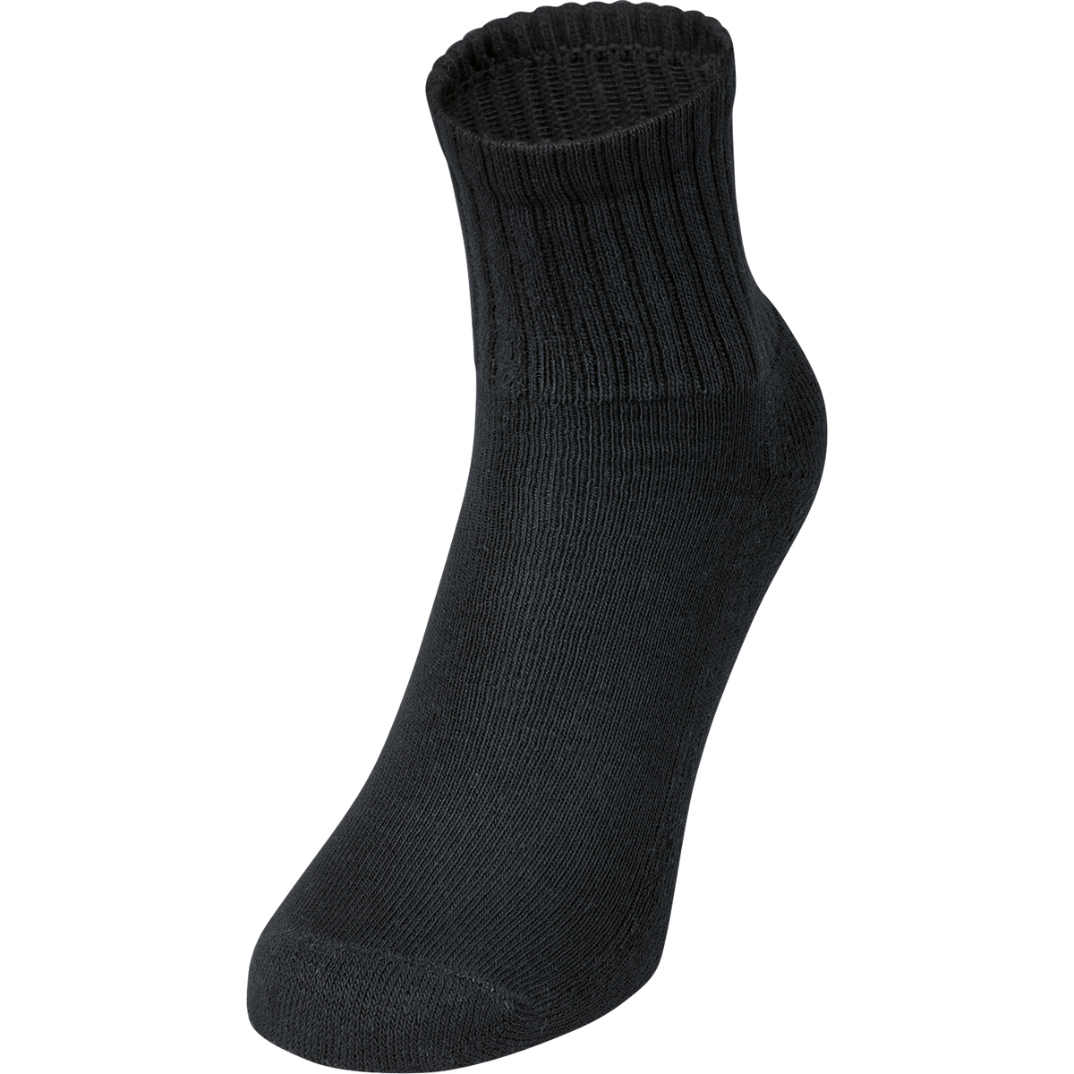 JAKO Sportsocken kurz 3er Pack - 5 (43-46) - schwarz