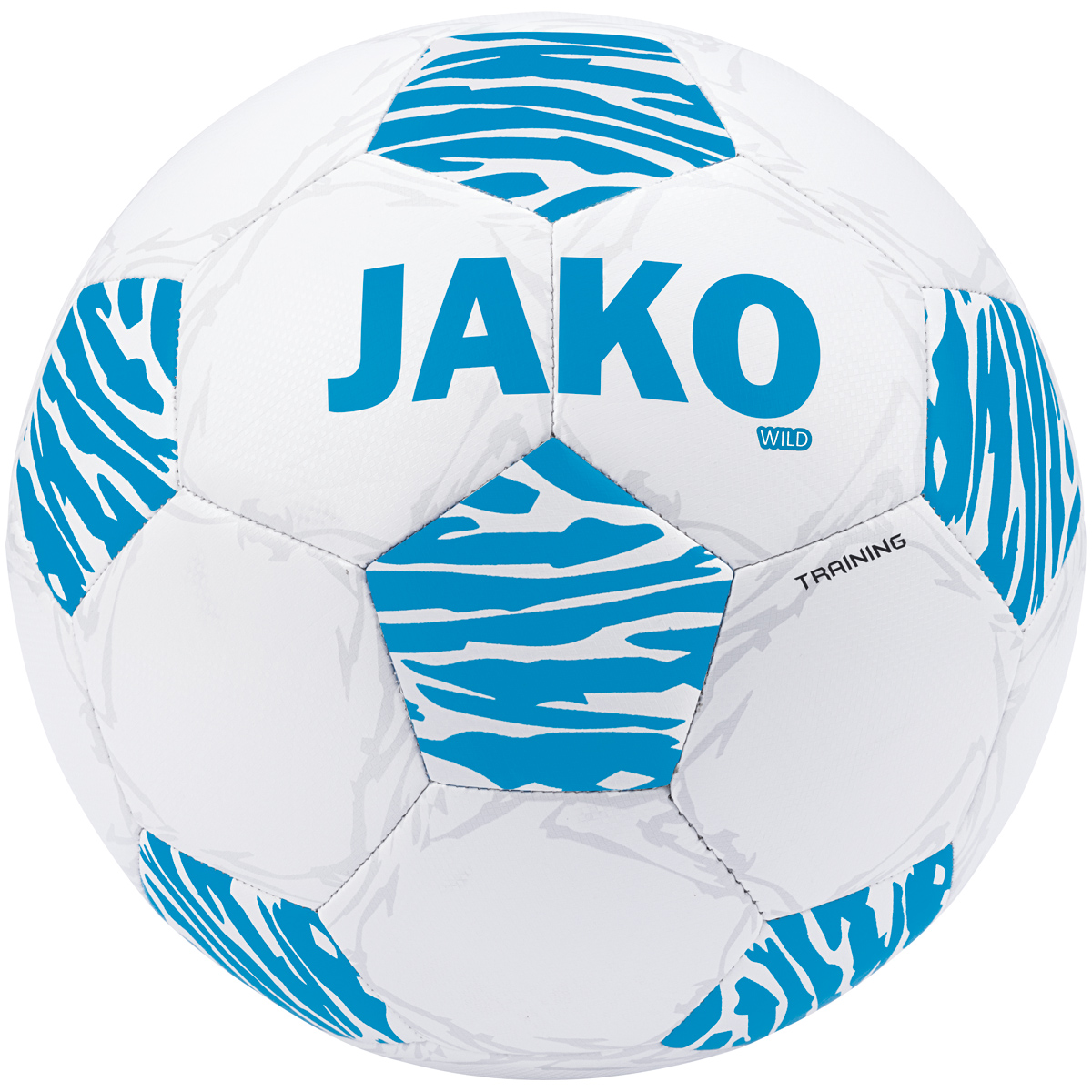JAKO Trainingsball Wild - 3 - weiß/JAKO blau