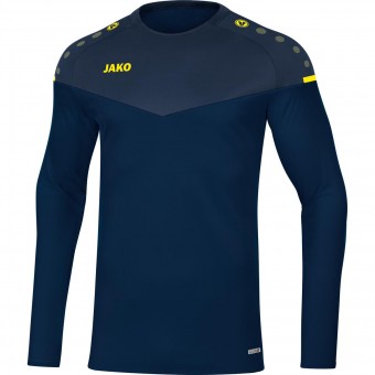 JAKO Sweat Champ 2.0 Pullover Sweatshirt marine-darkblue-neongelb | L