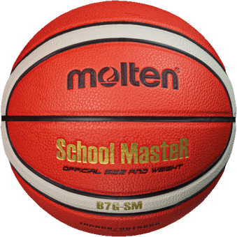 Molten B7G-SM SchoolMasteR Basketball Trainingsball orange-ivory | 7