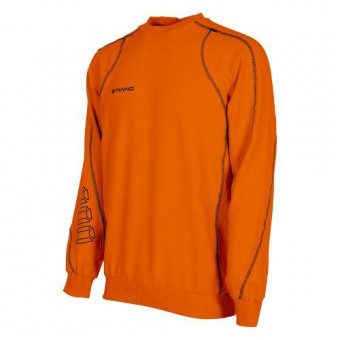 Stanno Indoor Sweat Top Rundhals Sweatshirt orange | XL