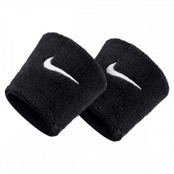 Nike Swoosh Wistbands Schweissband black-white | One Size