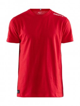 CRAFT Community Mix SS Tee M Herren Trainingsshirt bright red | XS