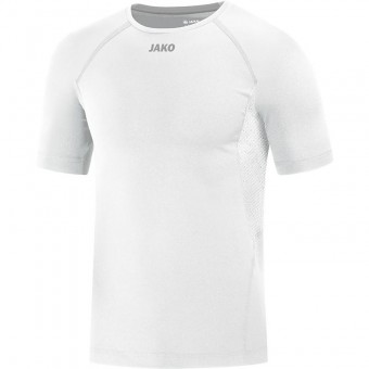 JAKO T-Shirt Compression 2.0 Funktionsshirt Kurzarm weiß | XS
