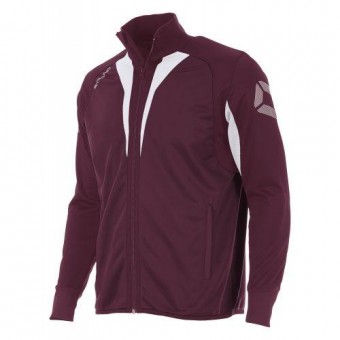 Stanno Riva Polyester Jacke Trainingsjacke maroon-weiß | 164