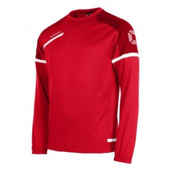 Stanno Prestige Top Rundhals Sweatshirt rot-weiß | 164