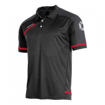 Stanno Prestige Polo Poloshirt schwarz-rot | XL