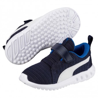 Puma Carson 2V PS Sneaker Peacoat-Blue-White | 35