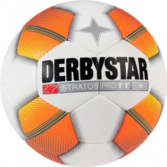 Derbystar Stratos Pro TT Fußball Trainingsball weiß-orange-gelb | 5