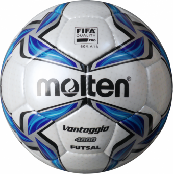 Molten F9V4800 Fußball Futsalball weiß-blau-silber | 4