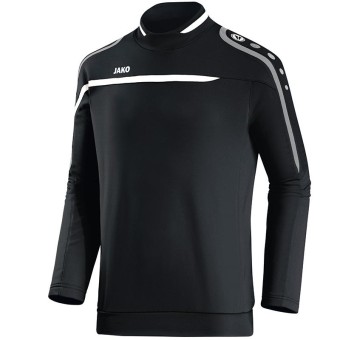 JAKO Sweat Performance Pullover Sweatshirt schwarz-weiß-grau | 3XL