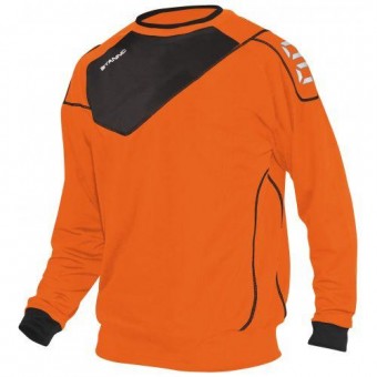 Stanno Montreal Top Rundhals Sweatshirt orange-schwarz | 152