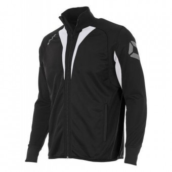 Stanno Riva Polyester Jacke Trainingsjacke schwarz-weiß | XXL