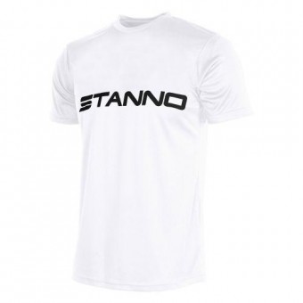 Stanno Brand T-Shirt Kurzarm weiß | XL