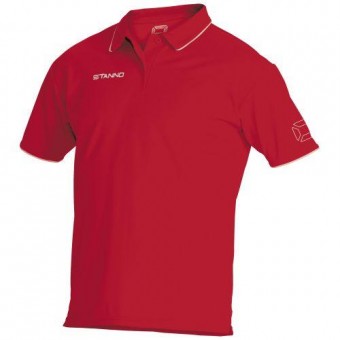 Stanno ClimaTec Polo Poloshirt rot-weiß | 164/S