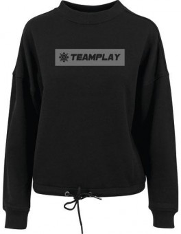 TEAMPLAY Ladies The Box Oversize Sweater Black | S