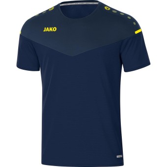 JAKO T-Shirt Champ 2.0 Trainingsshirt marine-darkblue-neongelb | 3XL