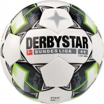 Derbystar Bundesliga Comet APS Fußball Wettspielball weiß-schwarz-grün | 5
