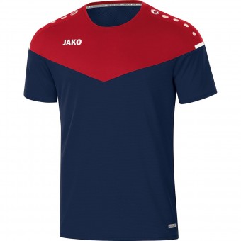 JAKO T-Shirt Champ 2.0 Trainingsshirt marine-chili rot | 4XL