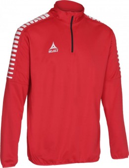 Select Argentina Trainingstop Pullover Zip Sweater rot-weiß | 12 (152)