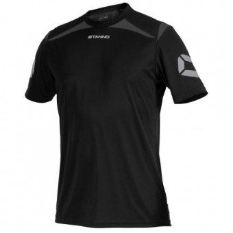 Stanno Forza T-Shirt Kurzarm schwarz-anthrazit | 3XL