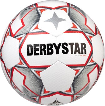 Derbystar Apus S-Light Fußball Jugendball weiß-grau-rot | 4