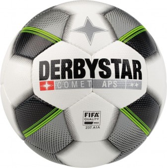 Derbystar Comet APS Fußball Wettspielball weiß-schwarz-grün | 5