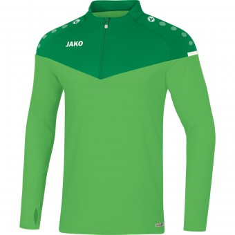JAKO Ziptop Champ 2.0 Pullover Zip Sweater soft green-sportgrün | 3XL