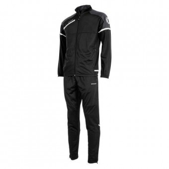 Stanno Prestige Poly Anzug Trainingsanzug schwarz-grau-weiß | XL
