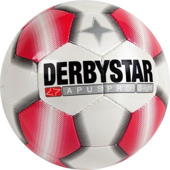 Derbystar Apus Pro S-Light Fußball Jugendball weiß-rot | 5