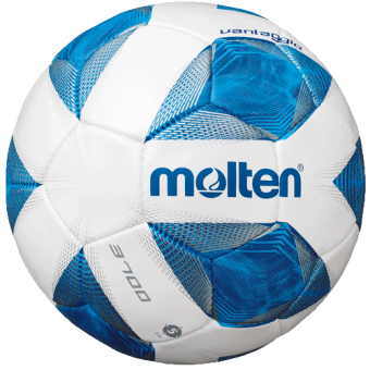 Molten F5A3700 Fußball Spielball weiß-blau-silber | 5