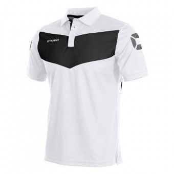 Stanno Fiero Polo Poloshirt weiß-schwarz | XL