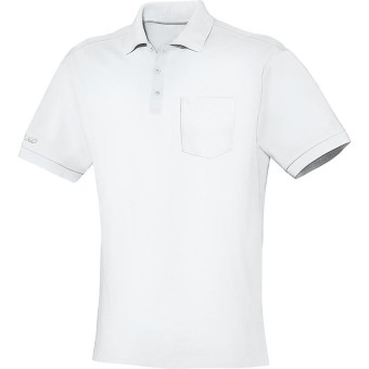 JAKO Polo Team mit Brusttasche Poloshirt weiß | XL