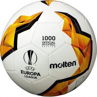 Molten F1U1000-K0 Fußball Europa League 19/20 Replica KO-Stage weiß-orange-schwarz | 1