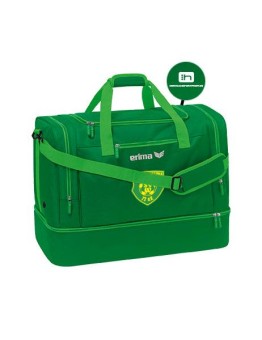 erima SV Walddrehna 72 e.V. Squad Sporttasche mit Bodenfach smaragd-fern green | M (55 x 30 x 40 cm (LxBxH), 66 Liter