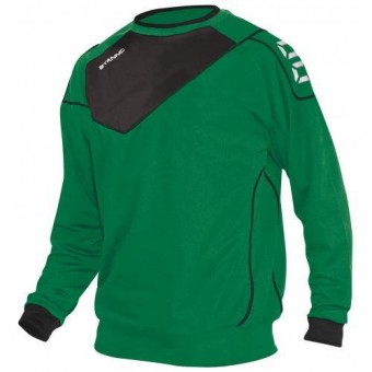 Stanno Montreal Top Rundhals Sweatshirt grün-schwarz | 3XL