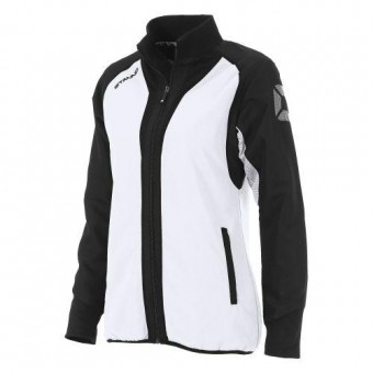 Stanno Riva Micro Jacke Präsentation Damen weiß-schwarz | XL