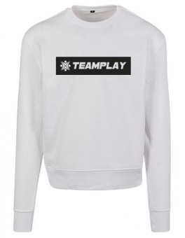 TEAMPLAY The Box Oversize Sweater white | XS