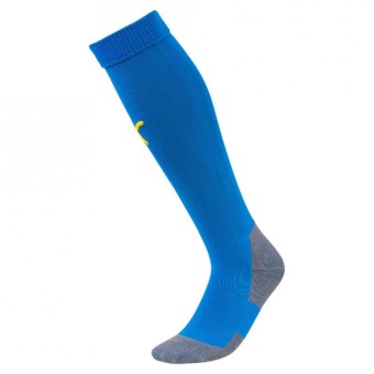 PUMA LIGA Socks Core Strumpfstutzen Electric Blue Lemonade-Cyber Yellow | 3 (39-42)