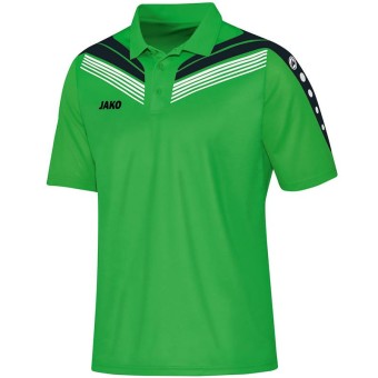 JAKO Polo Pro soft green-schwarz-weiß | XL