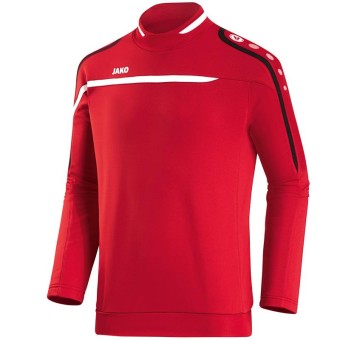 JAKO Sweat Performance Pullover Sweatshirt rot-weiß-schwarz | 164
