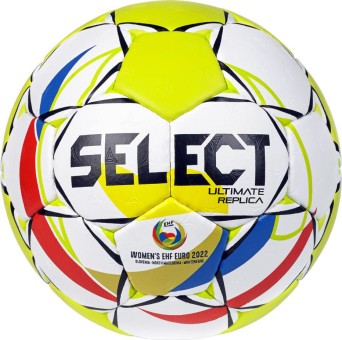 Select Ultimate Replica EC Women 2022 Handball Trainingsball weiß-grün | 2