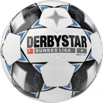 Derbystar Bundesliga Magic Light Fußball Jugendball weiß-schwarz-blau | 4