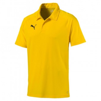PUMA LIGA Sideline Polo Poloshirt Cyber Yellow-Puma Black | XL