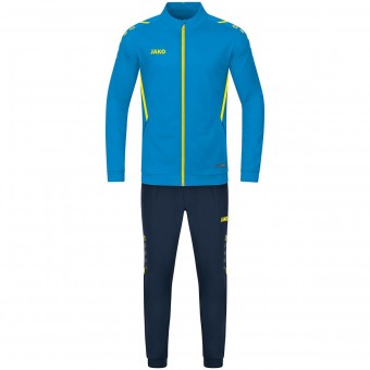 JAKO Trainingsanzug Polyester Challenge JAKO blau-neongelb | 34