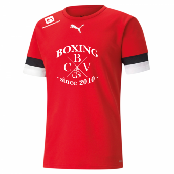 Puma CBV Boxing teamRISE Jersey Logo Trainingsshirt Puma Red-Puma White | 116