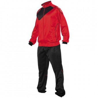 Stanno Montreal Poly Trainingsanzug rot-schwarz | XL