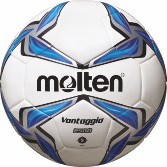 Molten F5V2500 Fußball Trainingsball weiß-blau-silber | 5