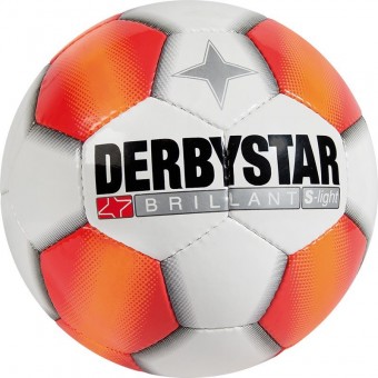 Derbystar Brillant S-Light Fußball Jugendball weiß-rot | 4
